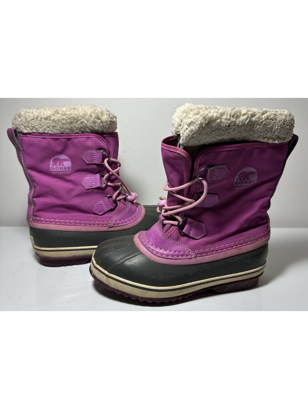 Sorel Yoot Pac Waterproof Winter Snow Boots Pink Size 5 Youth, Women’s 6, EU 37